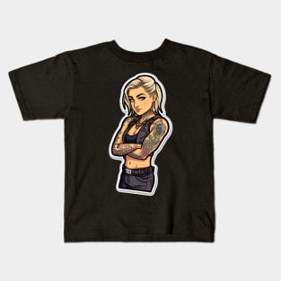 Empowered Mami Inspired Pro Wrestling Kids T-Shirt